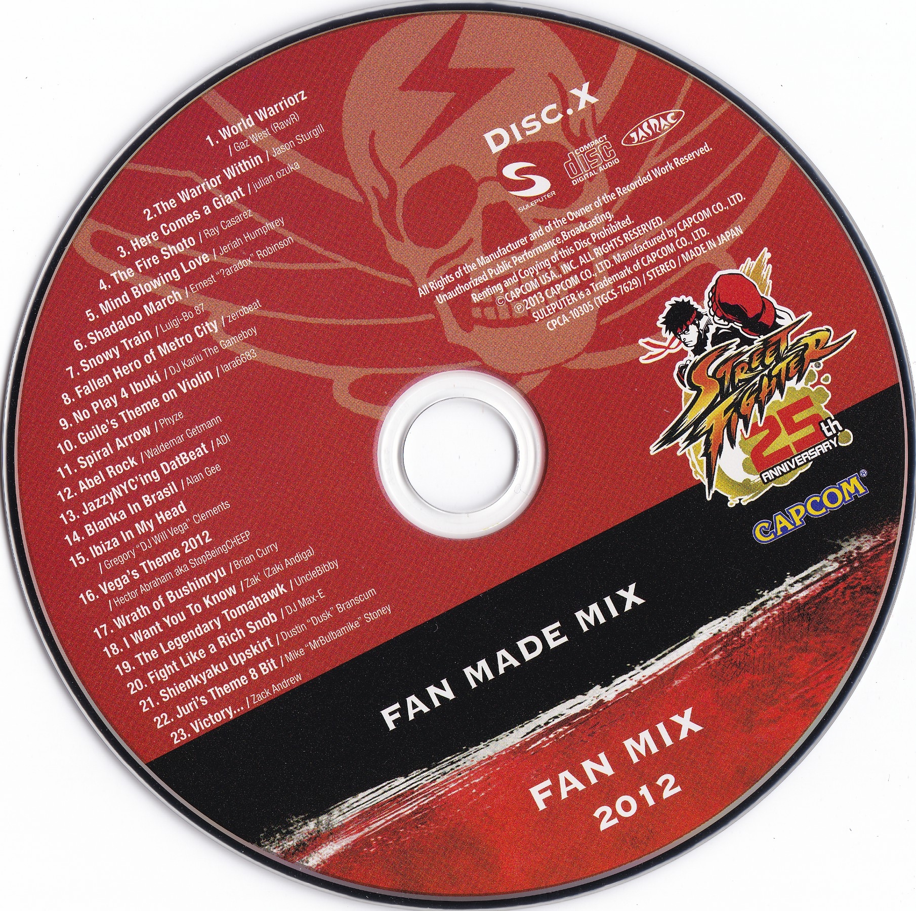 STREET FIGHTER 25th SOUND BOX (2013) MP3 - Download STREET